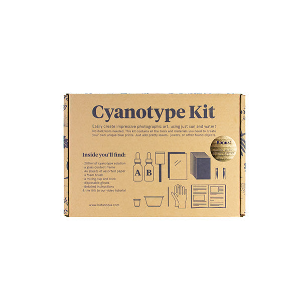 Crea stampe botaniche/ Cyanotype Kit – DIY