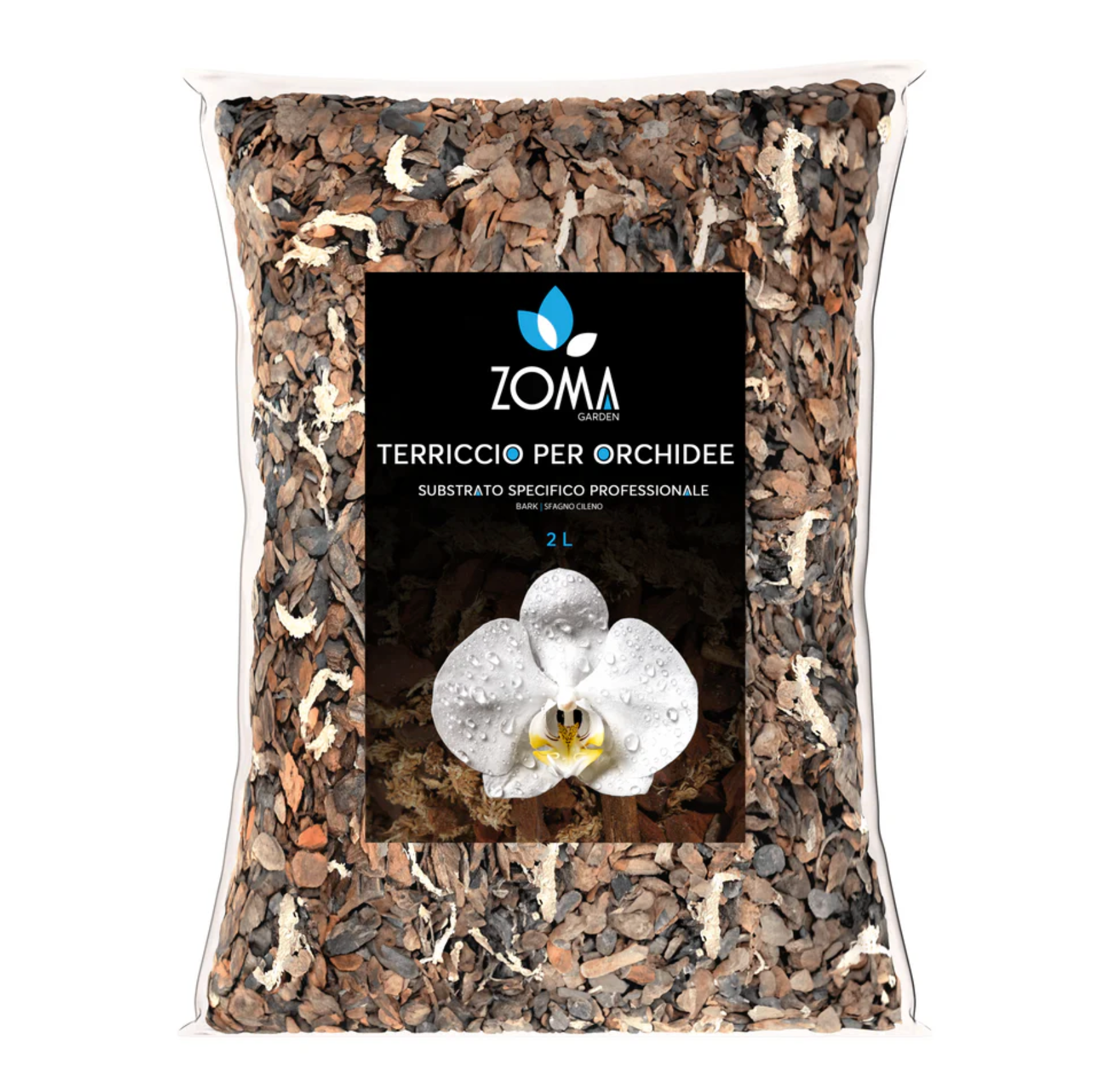 Terriccio Specifico Per Orchidee 8 Litri - Con Corteccia Di Conifera E Torba Di Sfagno - Per Rinvaso E Coltivazione Di Specie Epifite E Terricole - 2