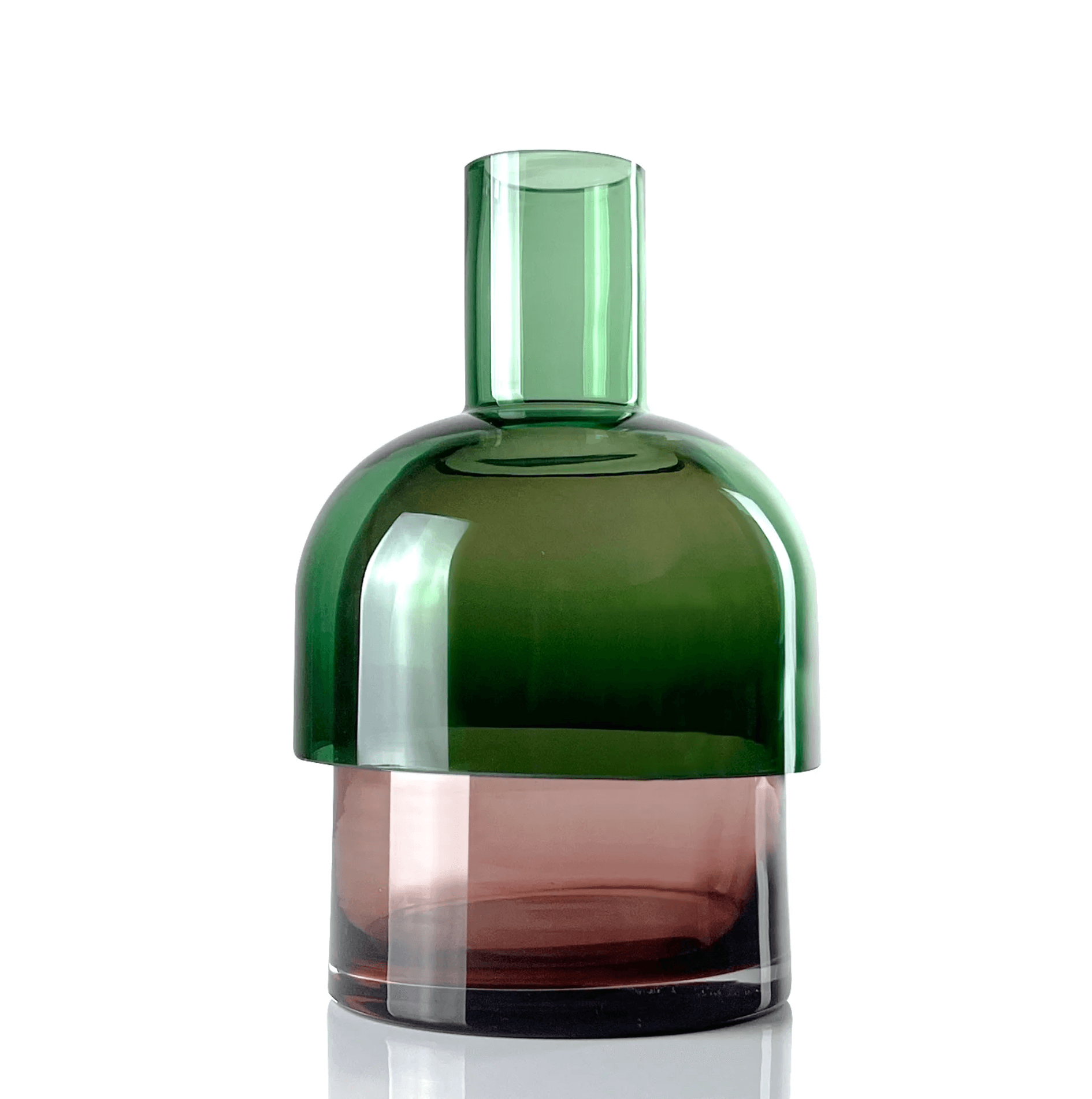Vaso Flip reversibile /verde+rosa