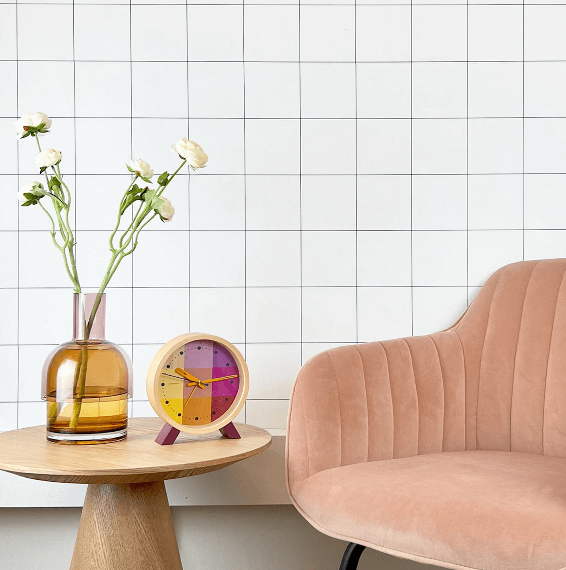 Vaso Flip reversibile /rosa giallo