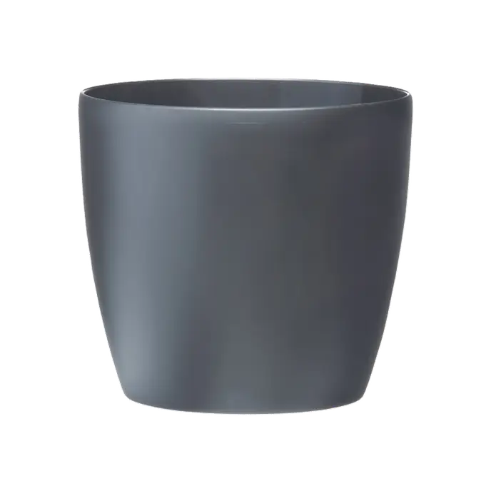 Brussels Round / vaso con ruote antracite
