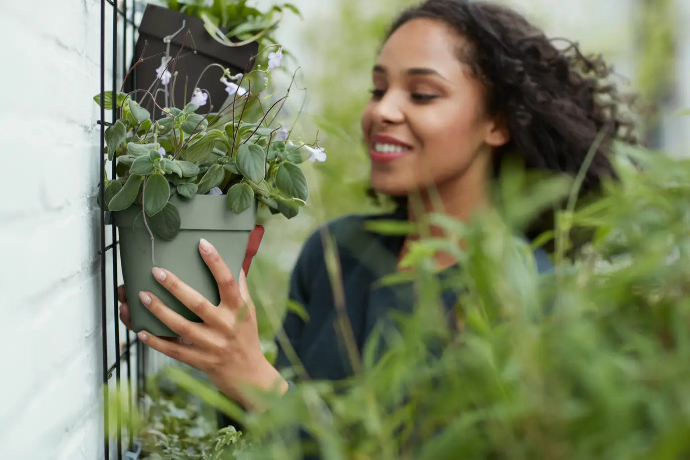 Loft green wall single /verde