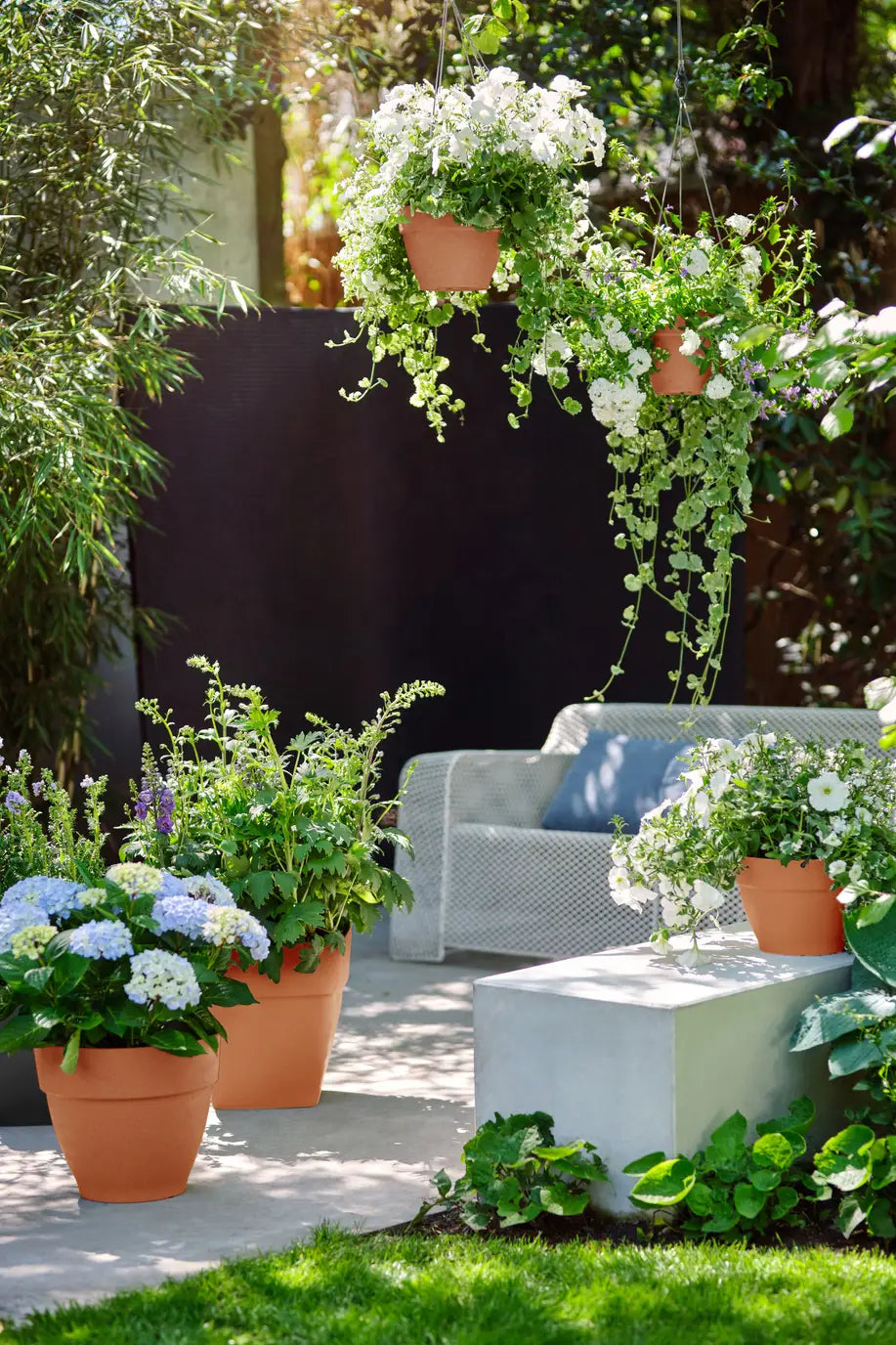 vibia campana hanging basket /terra