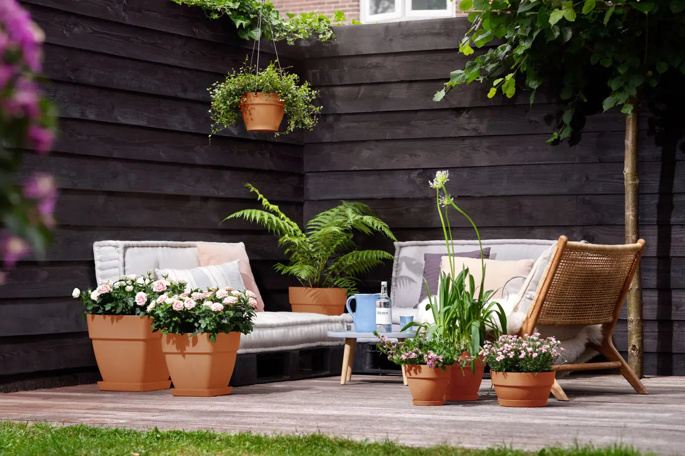 vibia campana hanging basket /terra