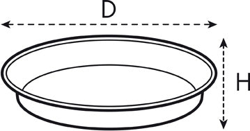 green basics orchid saucer