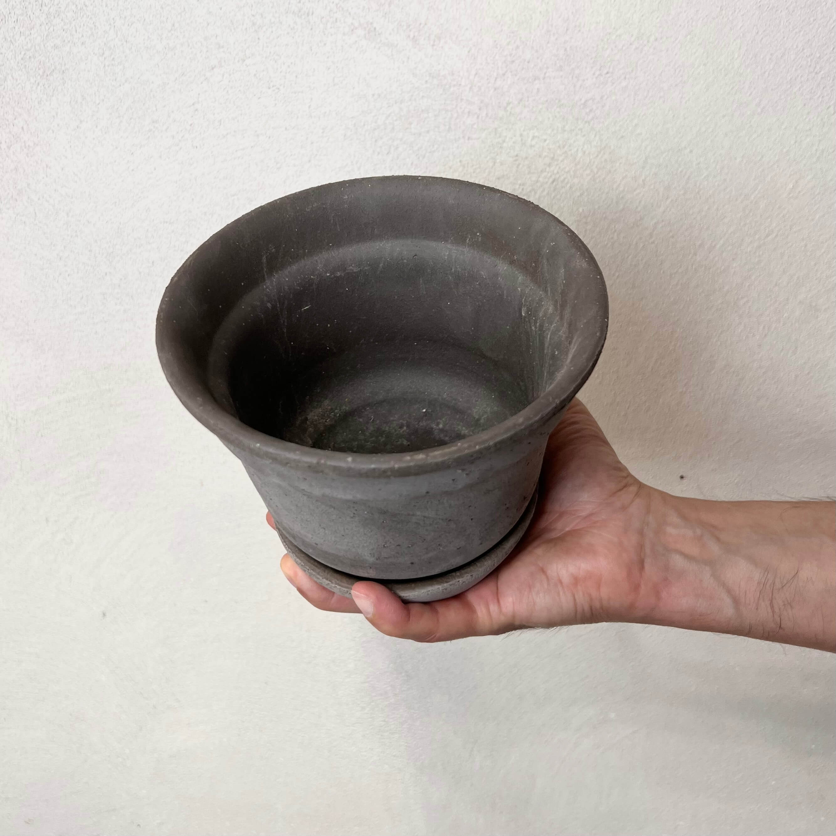 Vaso BELL /terracotta grigia