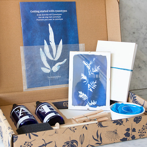 Crea stampe botaniche/ Cyanotype Kit – DIY
