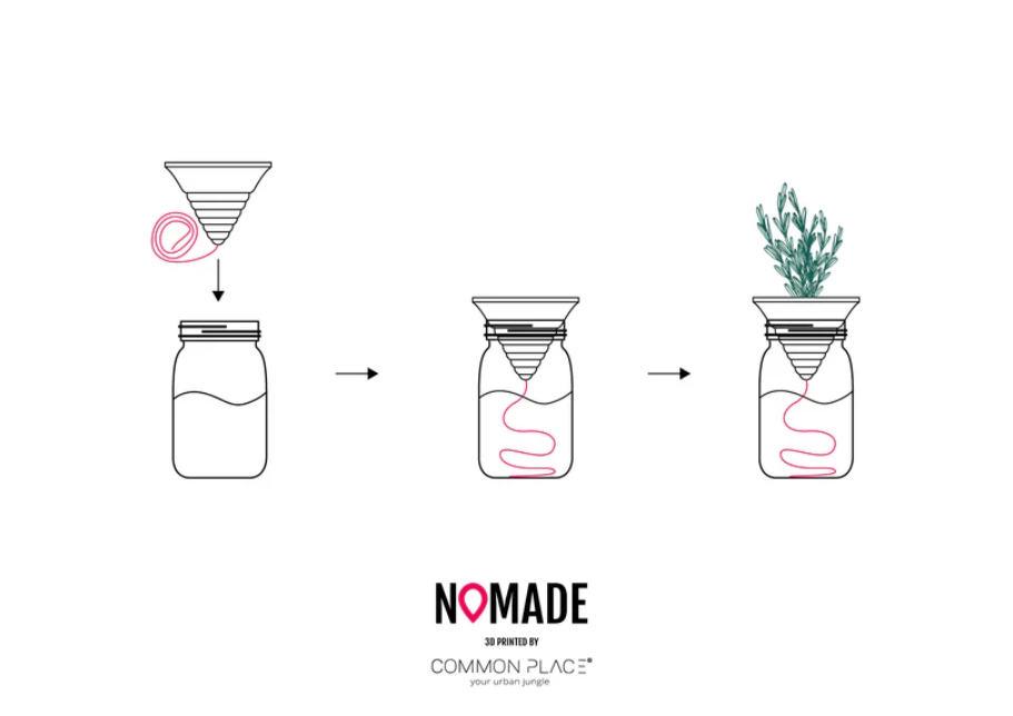 NOMADE /Vaso autoirrigante