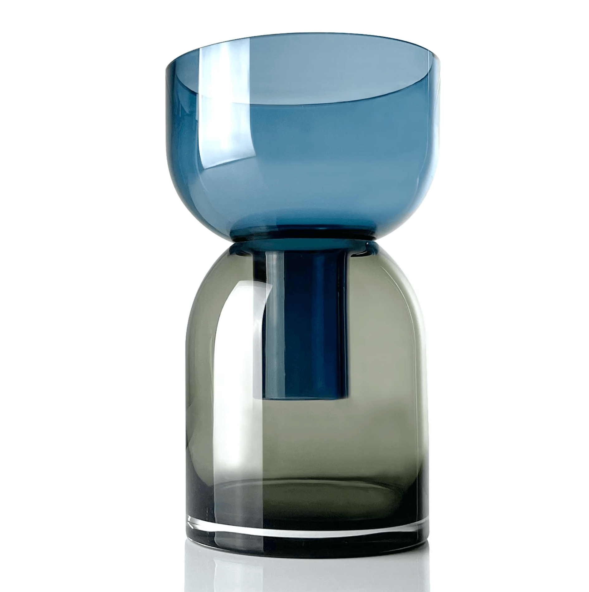 Vaso Flip reversibile /blu+grigio