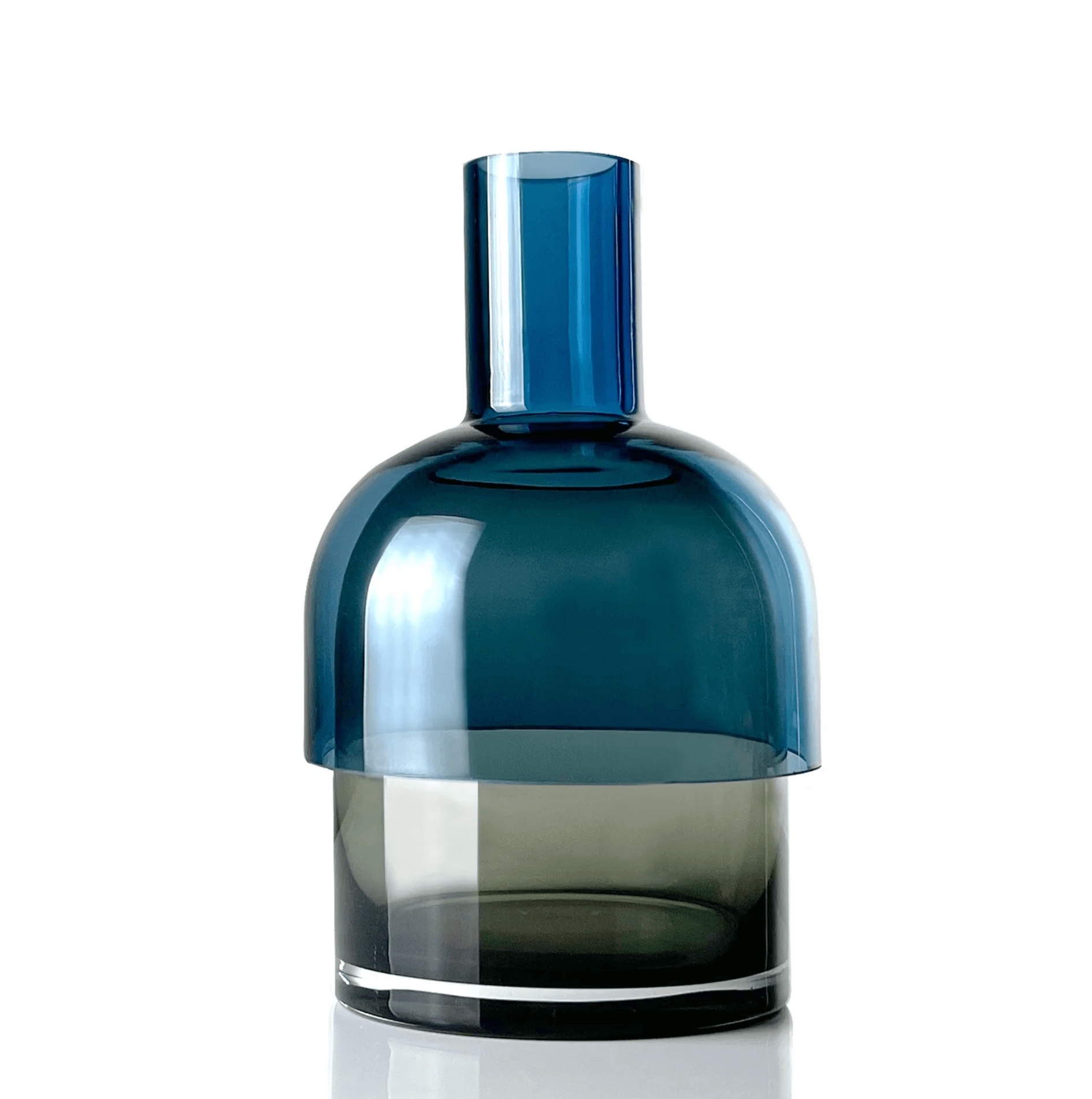Vaso Flip reversibile /blu+grigio