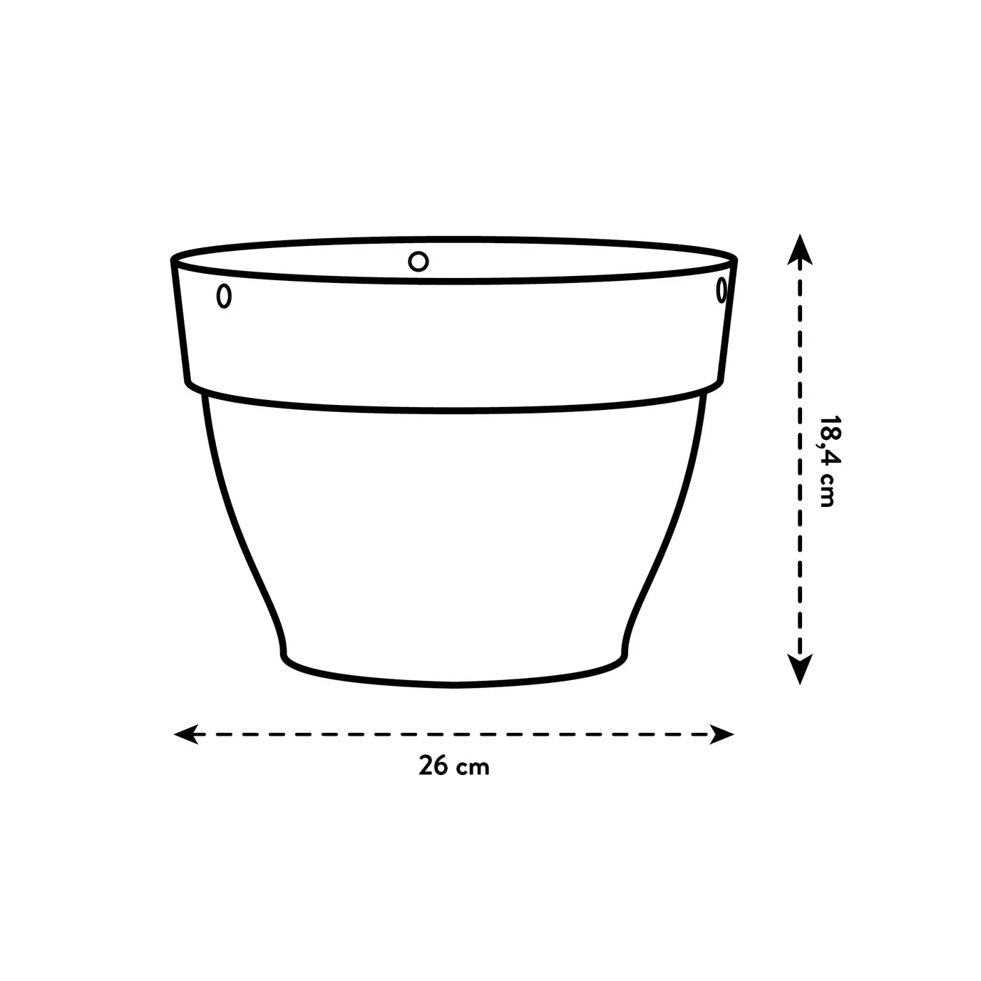 vibia campana hanging basket /terra