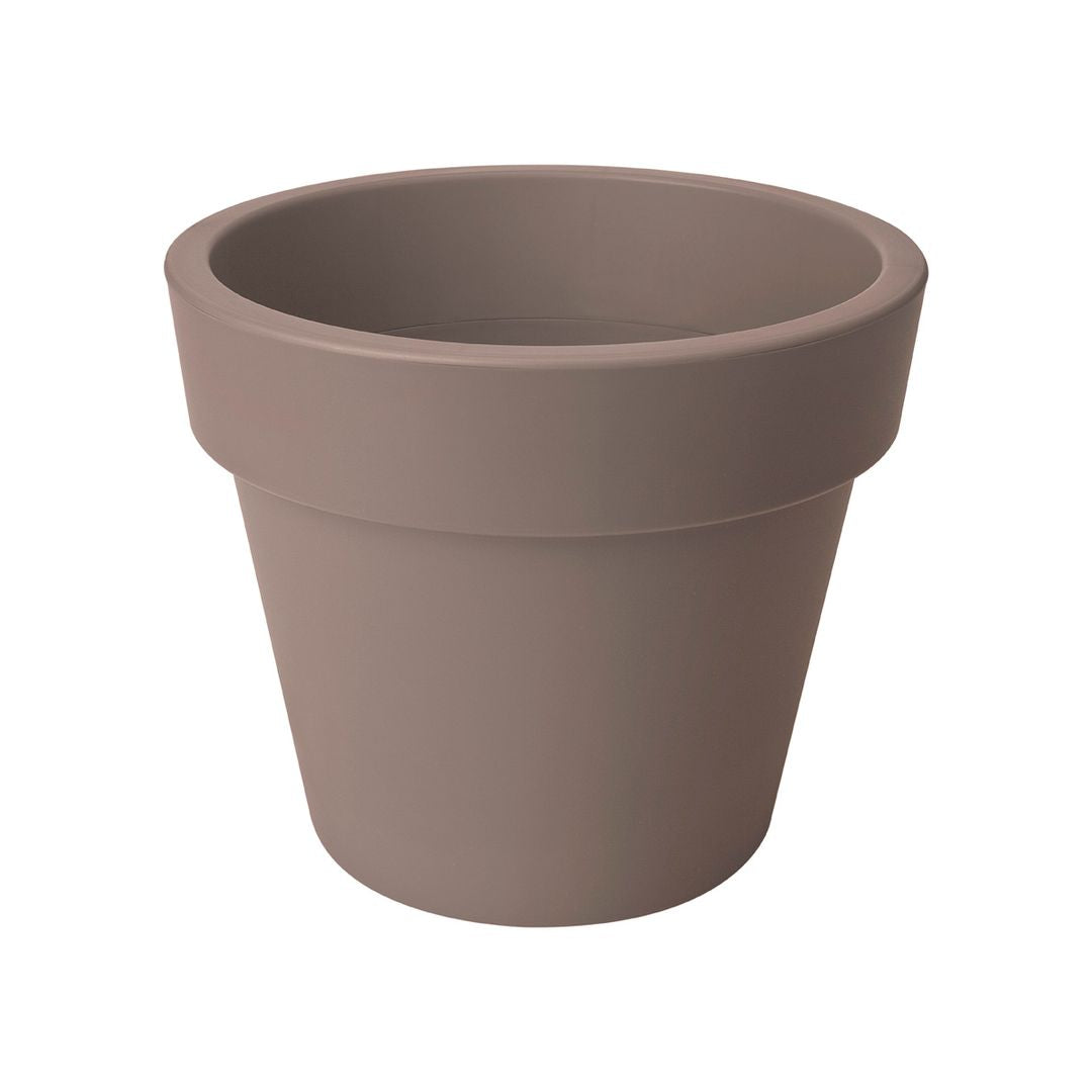 green basics top planter 23cm taupe