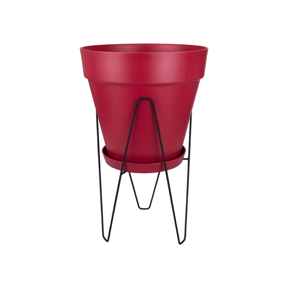 loft urban frame living black with loft urban round cranberry red (1)